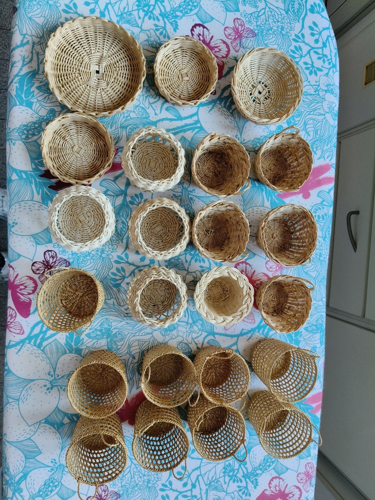 Lot - Diverse rieten mandjes, Ophalen of Verzenden