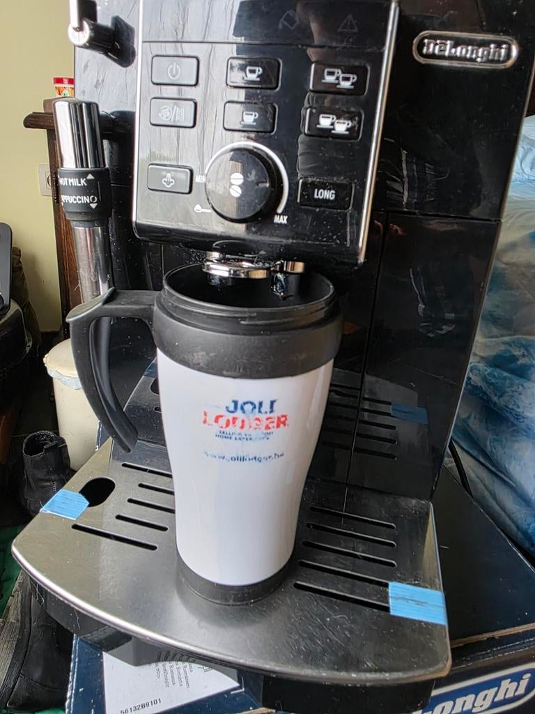 Luxe De'Longhi Magnifica S (ECAM 23.120.B), Ophalen, Stoompijpje