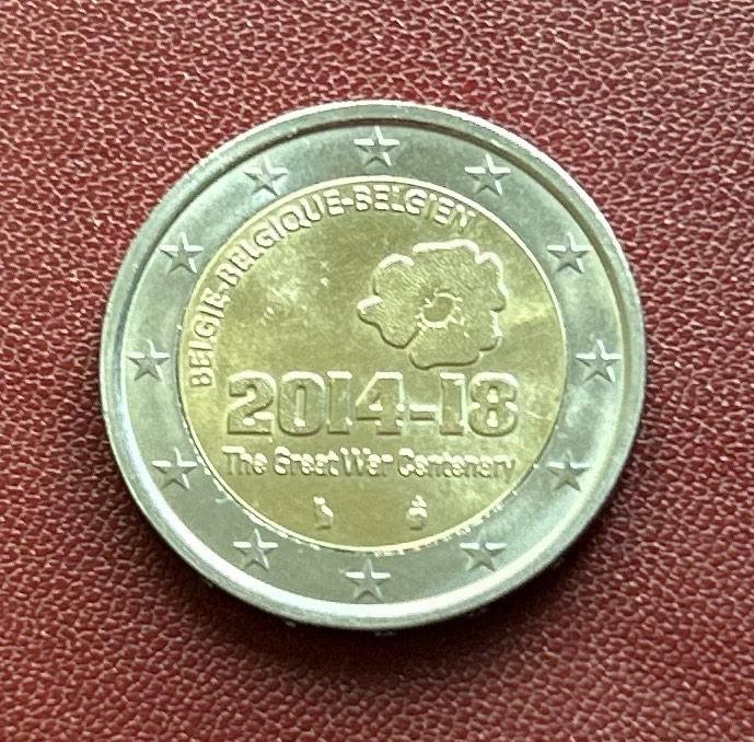 Pièce de 2 euros  face 2014-2018 pour Collectionneur, Postzegels en Munten, Munten | Europa | Euromunten, Ophalen, België, 2 euro