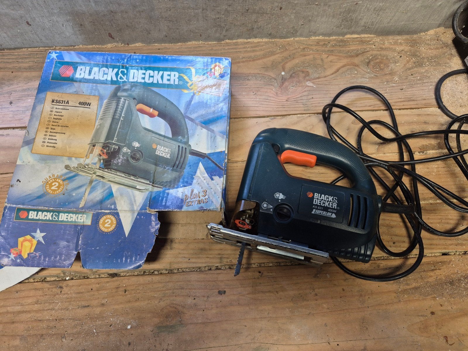 Black and Decker decoupeerzaag KS631A, Doe-het-zelf en Bouw, Gereedschap | Zaagmachines, Ophalen, Decoupeerzaag