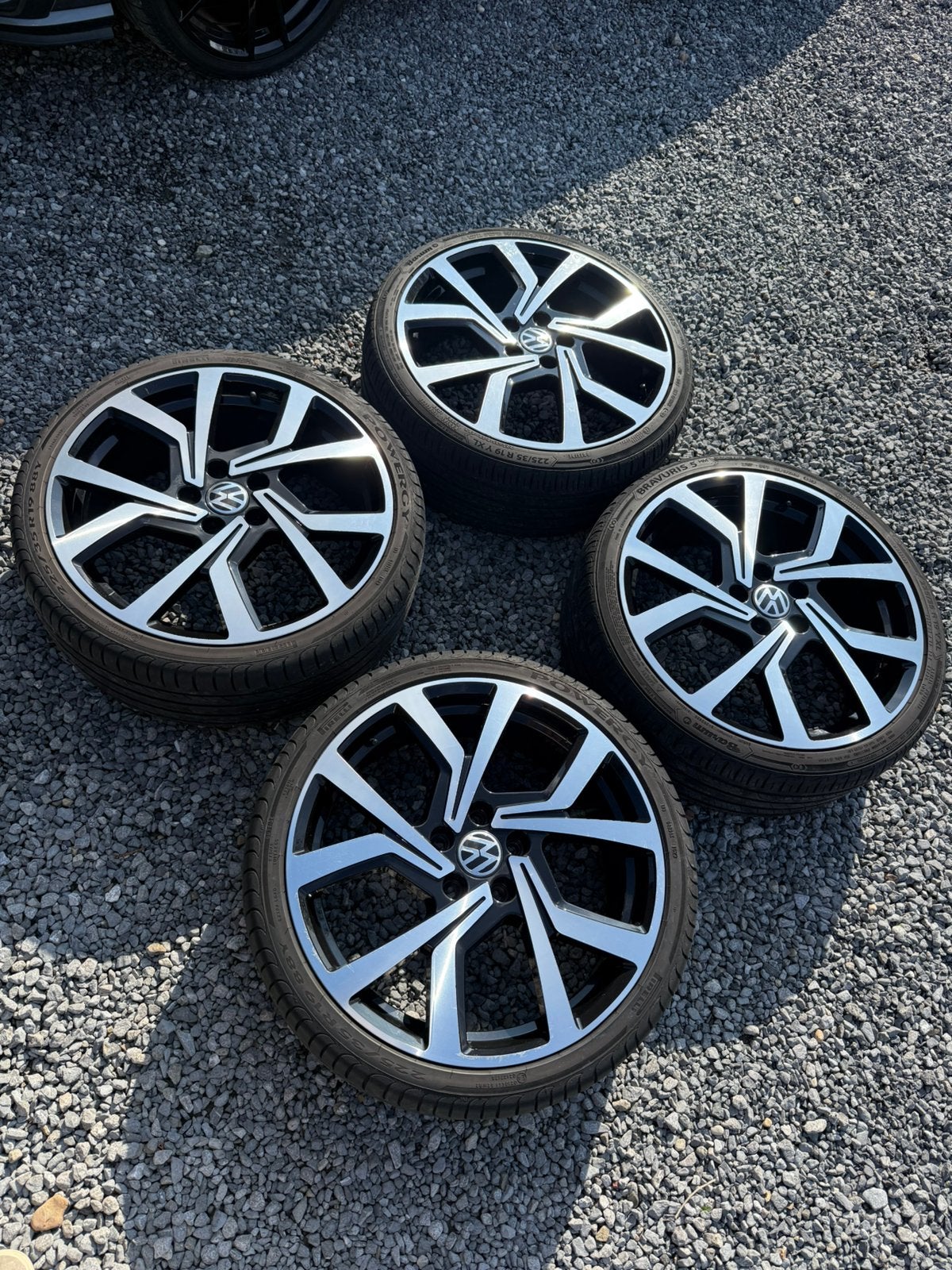 Vw brescia 19 5x112 velgen golf gti, Autos : Pièces & Accessoires, Enlèvement, Pneu(s)