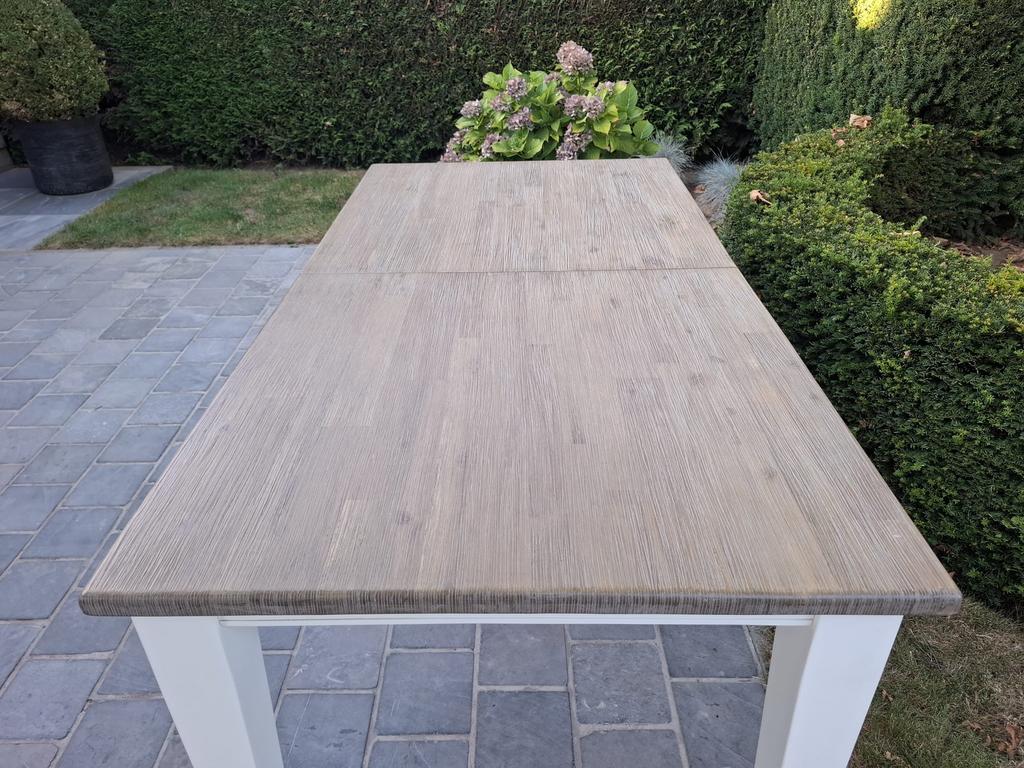 Magnifique table de salle à manger en teck massif., Enlèvement ou Envoi, Comme neuf, Teck