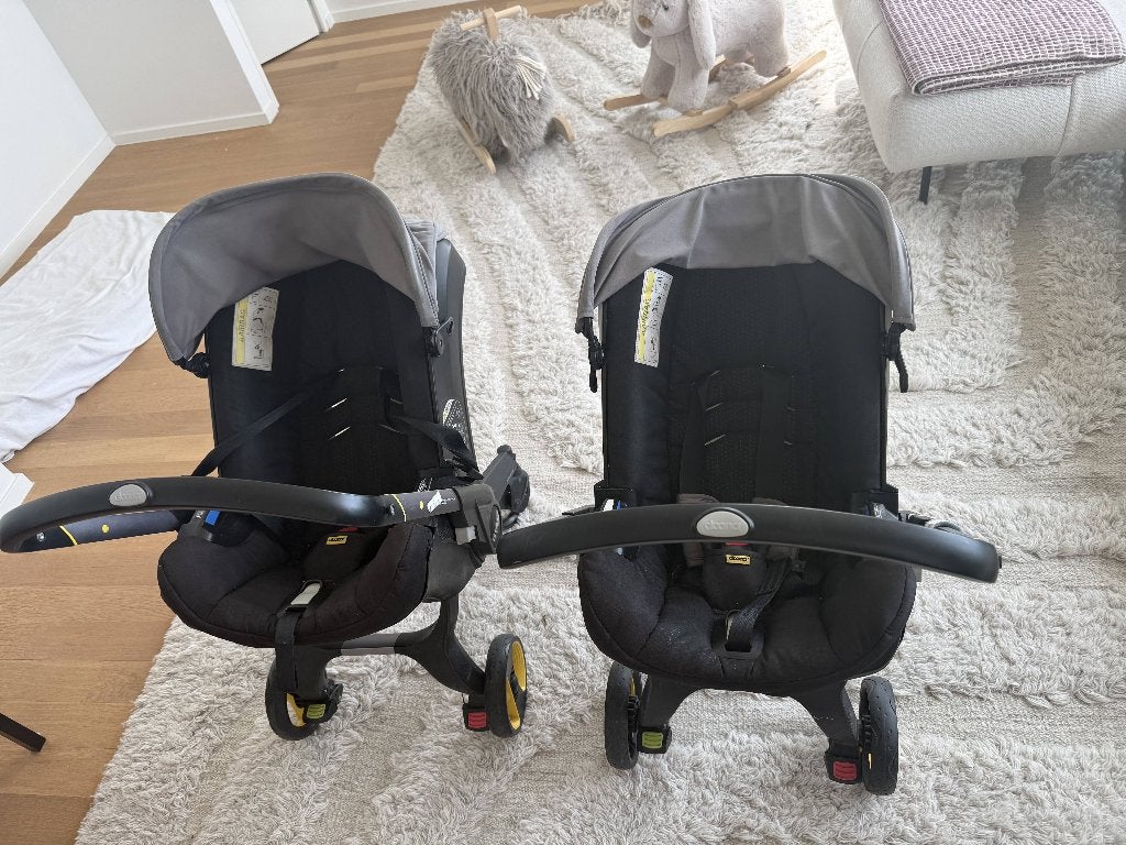 2 Doona Autostoel & Kinderwagen + ISOFIX Bases(PICK UP ONLY), Ophalen, Gebruikt, Overige merken, Isofix