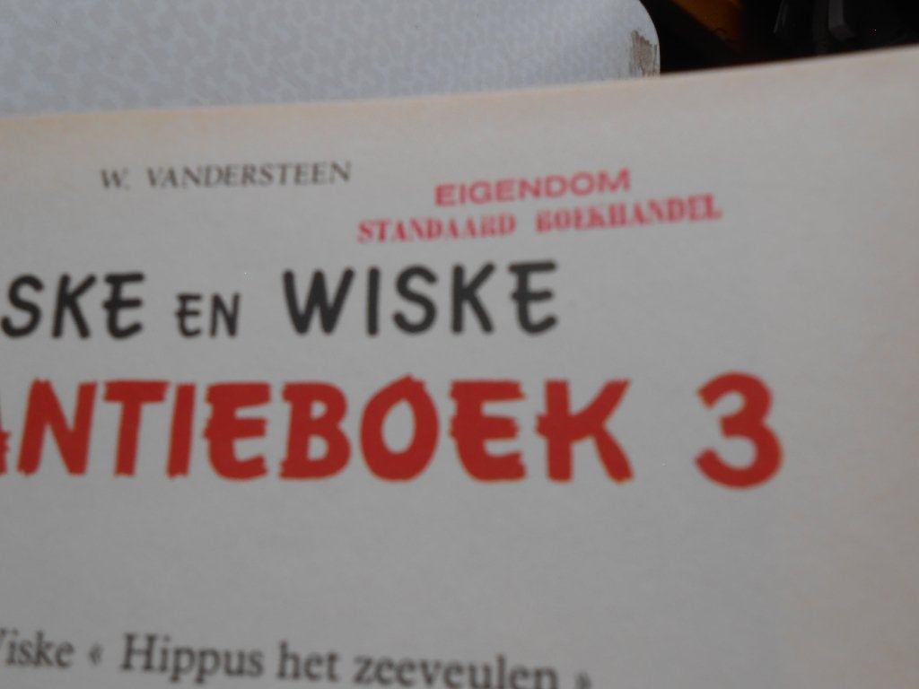suske en wiske vakantieboek 3 1975 1 ste druk. Eigendom sta, Neuf, Enlèvement ou Envoi, Willy Vandersteen, Une BD