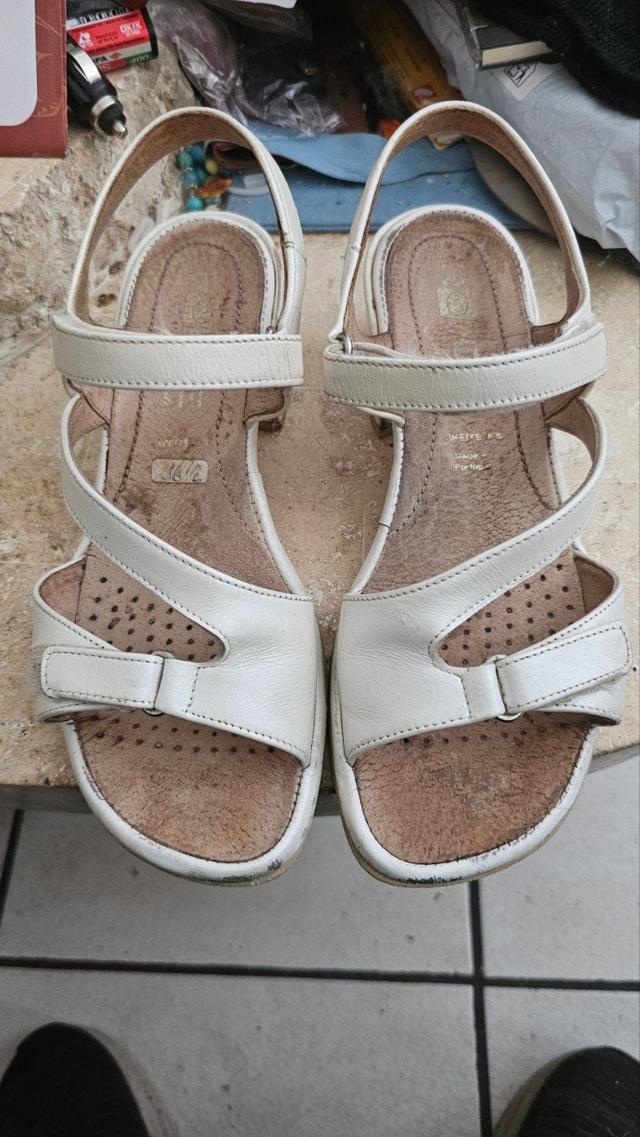 Schoenen, Kleding | Dames, Ophalen, Espadrilles, Wit, Gedragen