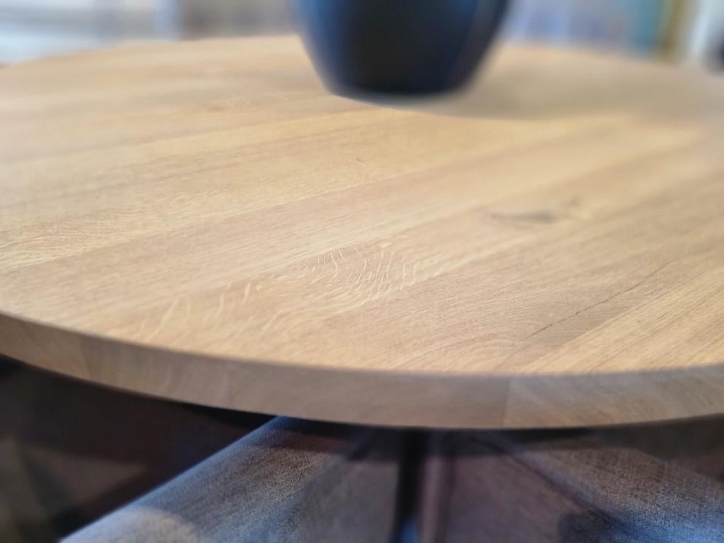 Eiken eettafel/kloostertafel GRATIS LEVERING, Huis en Inrichting, Ophalen, 150 tot 200 cm, Vijf personen of meer, Belgie