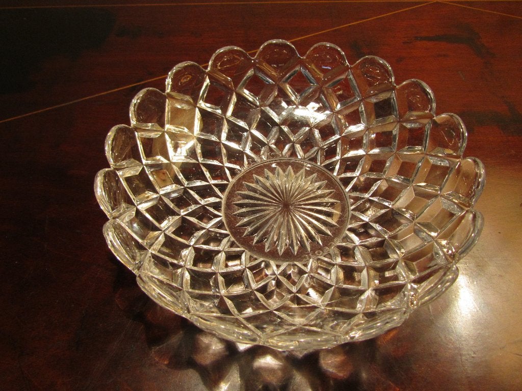 Baccarat-kristal: elegante diamantbeker/fruitschaal!, Ophalen of Verzenden