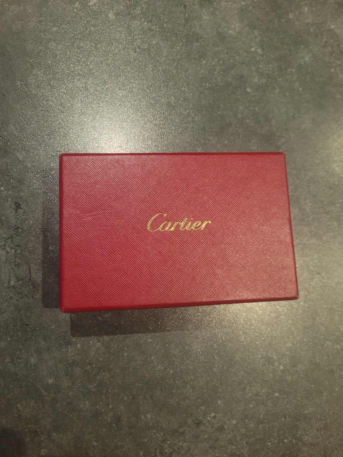Écrin / boîte Cartier rouge vintage, Bijoux, Sacs & Beauté, Enlèvement ou Envoi, Utilisé