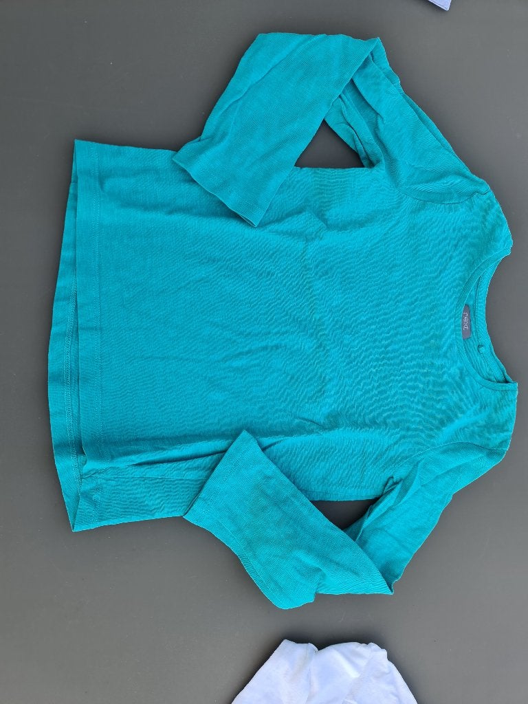 blauw T-shirt, longsleeve, Next, 110, Kinderen en Baby's, Kinderkleding | Maat 110, Ophalen, Zo goed als nieuw