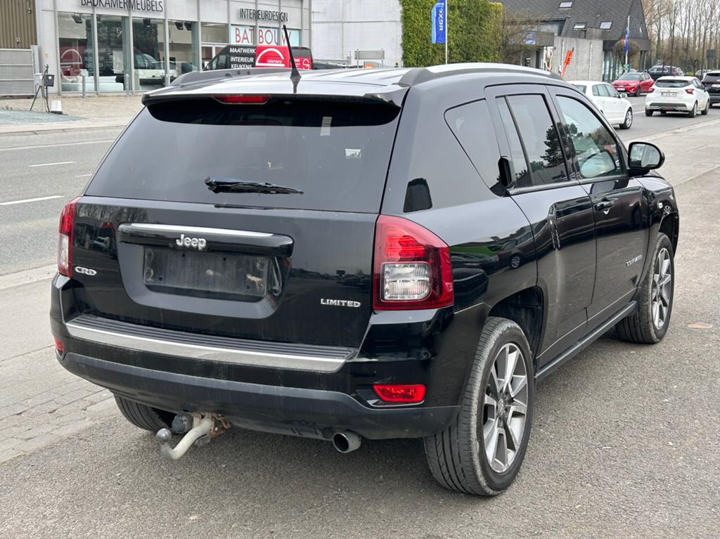 Jeep Compass 2.2 Diesel 120kw 4x4, Auto's, Jeep, Euro 5, Lane Keeping Assist, Zwart, 4 cilinders