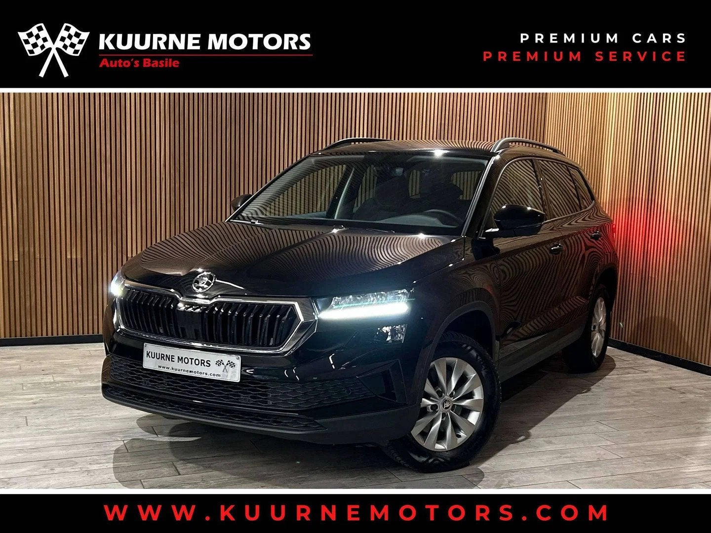 Skoda Karoq 1.5 TSI DSG Alu16"/Gps/Cam/Pdc/Led/Carplay *1j g, Auto's, Automaat, Stof, 4 cilinders, Zwart