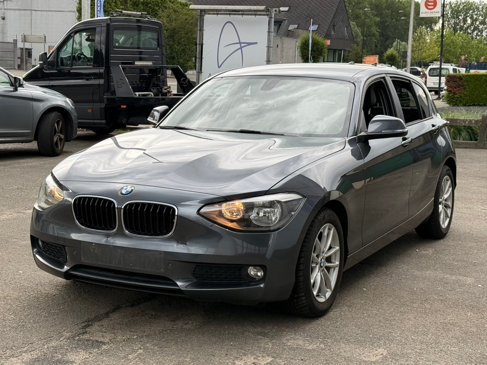 Bmw 118d 2013. 105kw 121.459km., Autos, BMW, Achat, Boîte manuelle, Noir, 5 portes