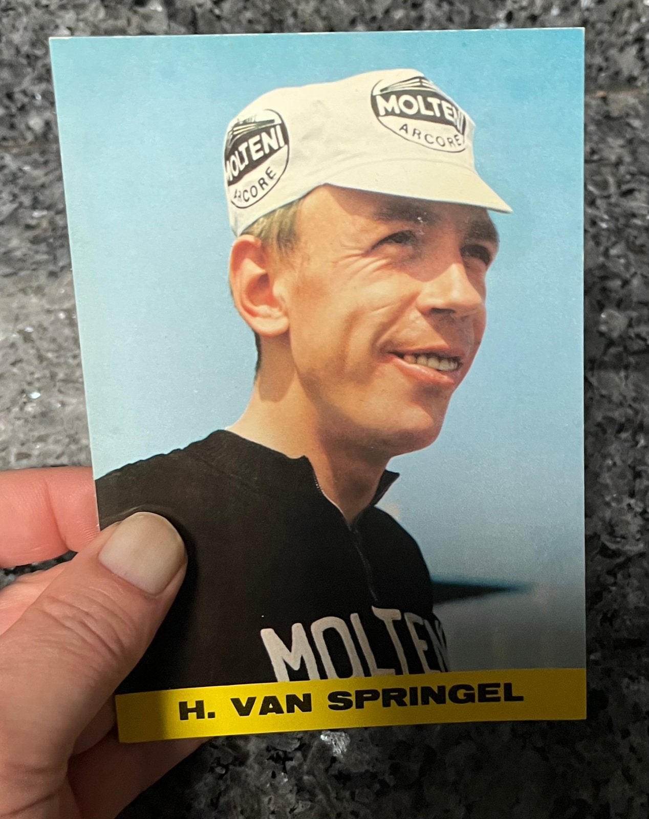 Le cycliste Herman Van Springel Molteni, Enlèvement, Comme neuf