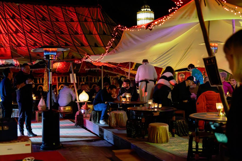 Feest tenten Stretch en Berbertenten, Bruiloft- of Feestlocatie