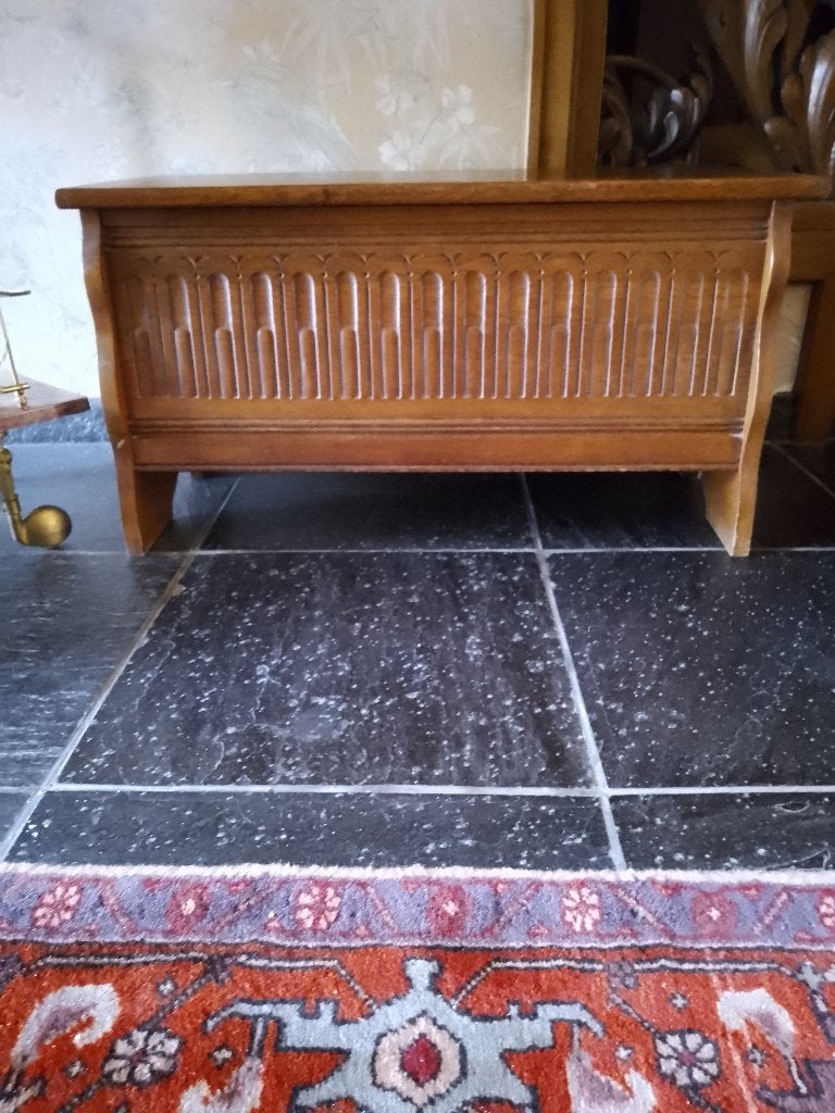 opbergkist in eik, Ophalen, Zo goed als nieuw, Eikenhout
