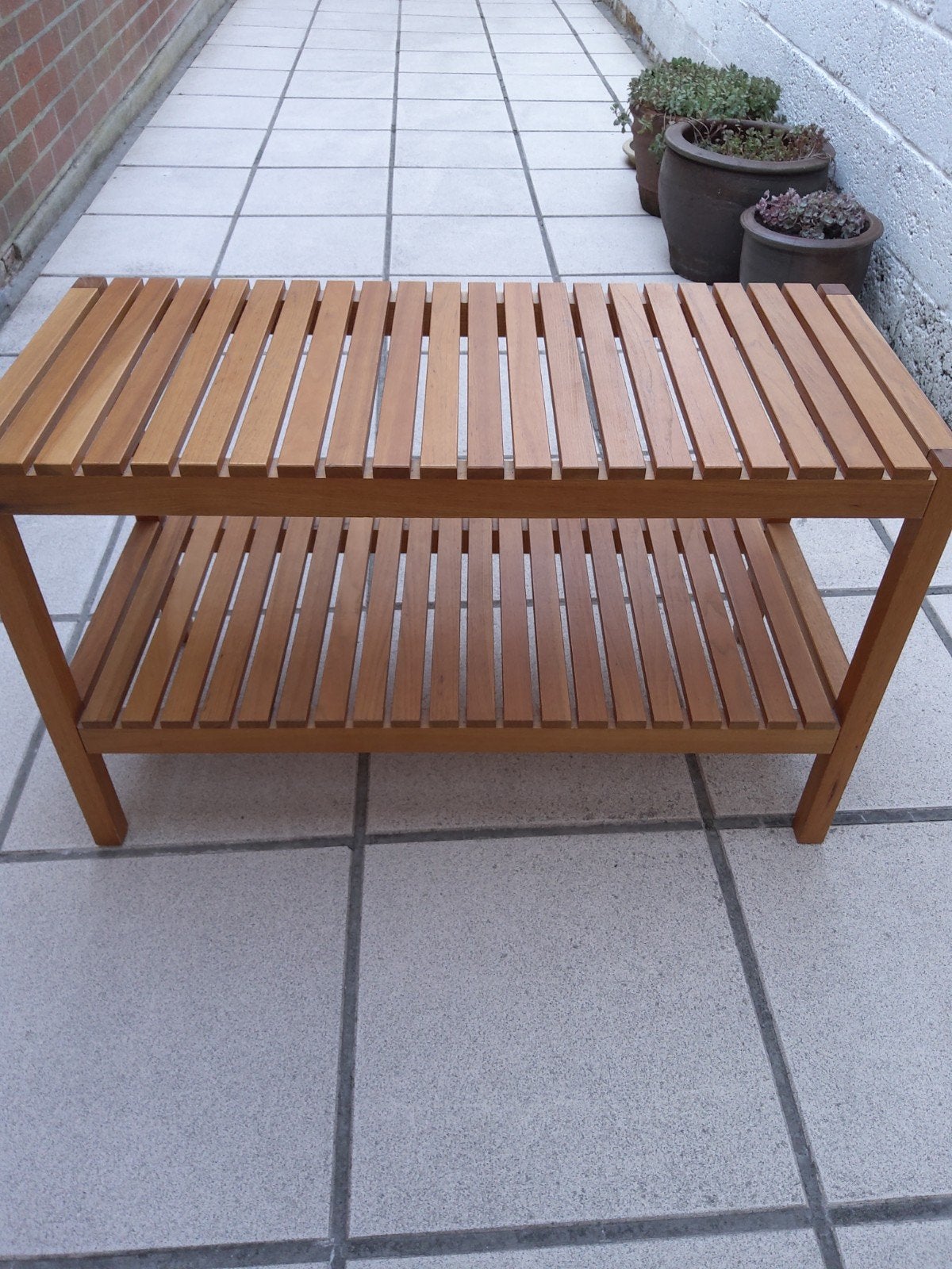 banc en bois, Enlèvement