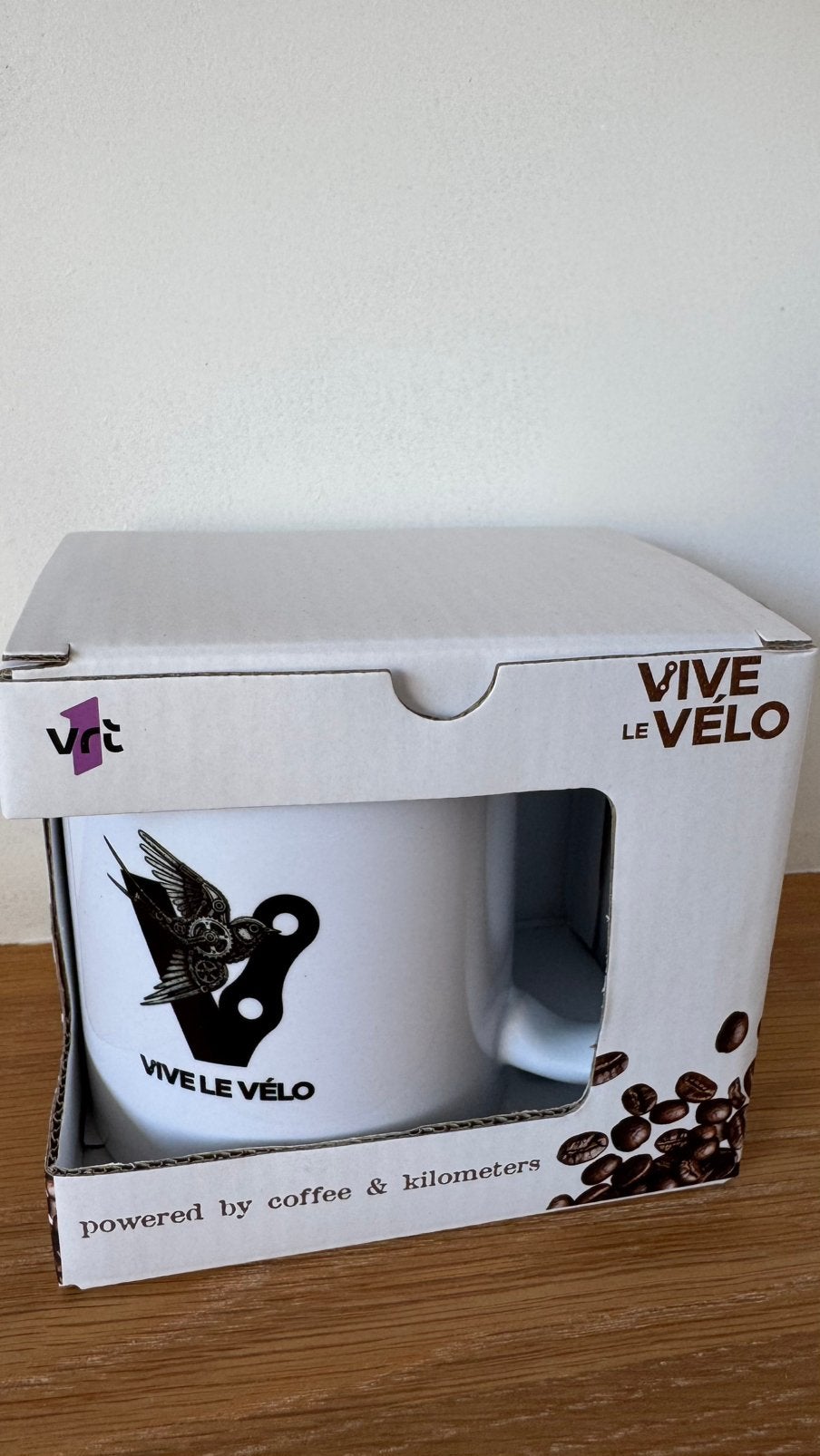 Nieuwe koffiemok in originele verpakking. Vive Le Vélo., Ophalen of Verzenden, Nieuw