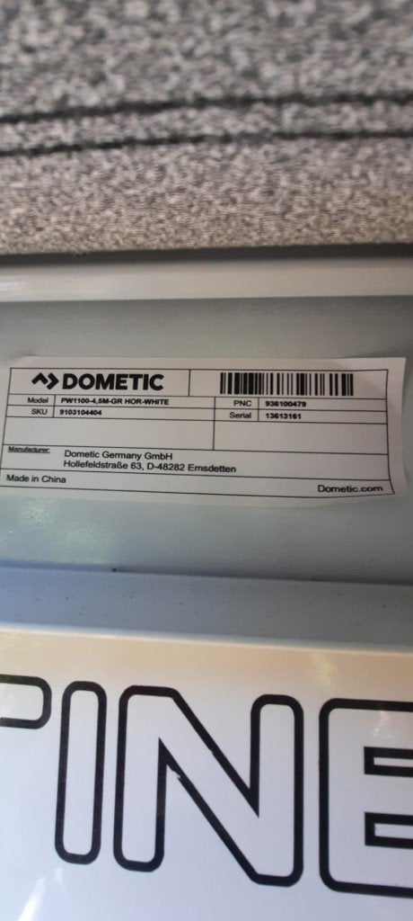 Dometic Luifel PW1100, Caravans en Kamperen, Voortenten en Luifels, Ophalen, Gebruikt, Dometic