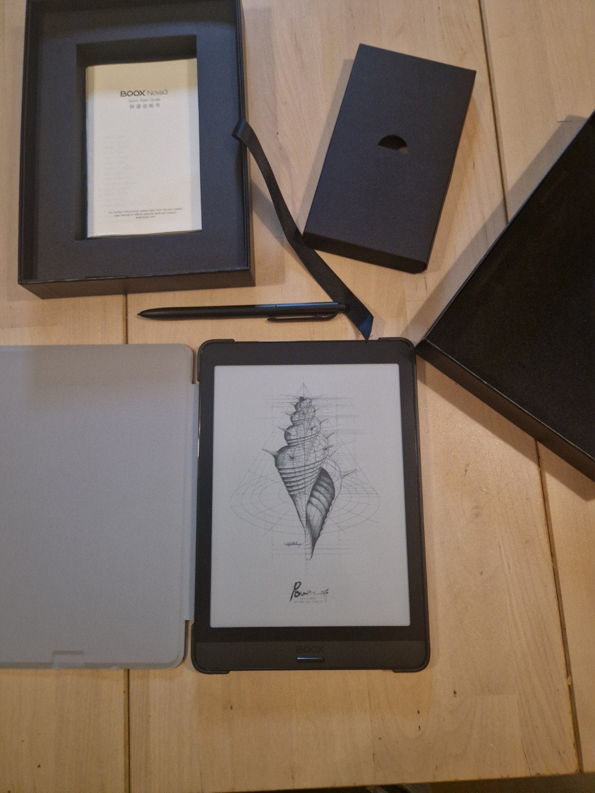BOOX Nova 3 – 7,8” e-reader met stylus., Gebruikt, Touchscreen, 8 inch, Ophalen of Verzenden
