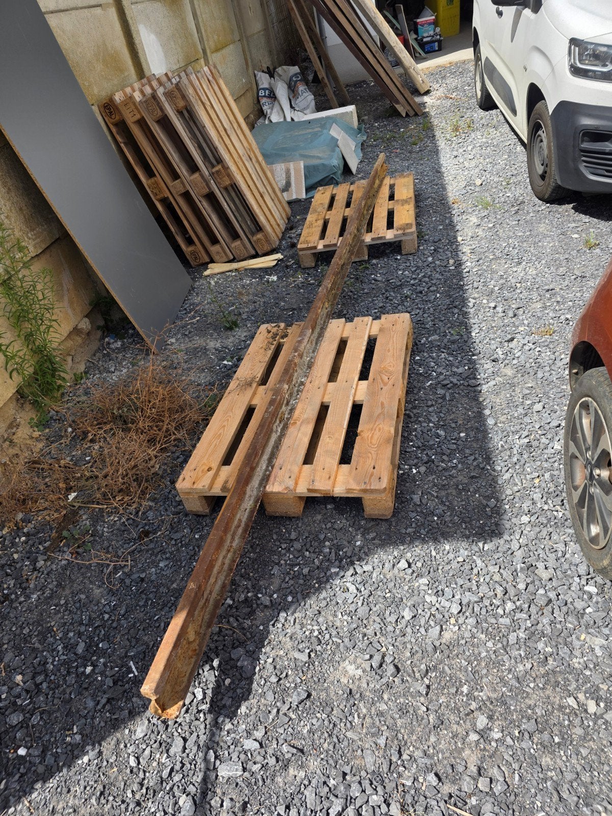 poutrelle a voussette en métal, Bricolage & Construction, Enlèvement