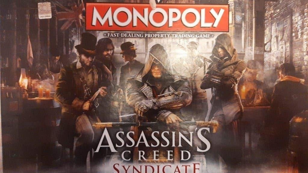 jeu de plateau limité Monopoly Assasins Creed Syndicate, Trois ou quatre joueurs, Enlèvement ou Envoi, Neuf, Monopoly