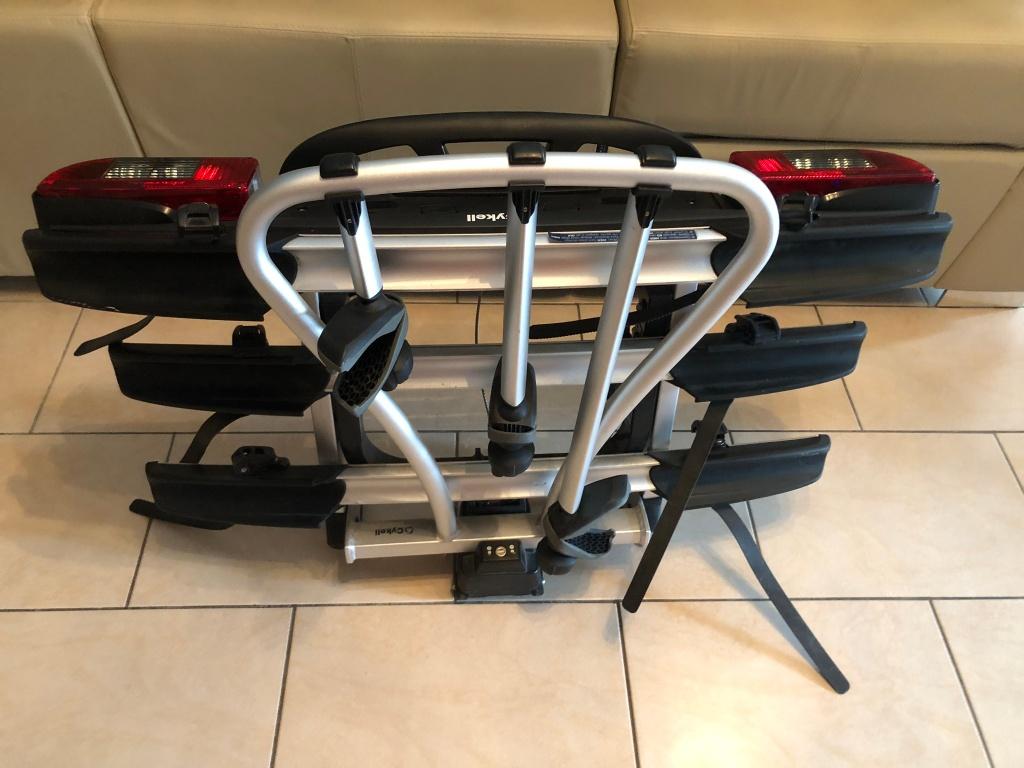 Porte vélo CYKELL T31 3 vélos + extension 4e vélo, Enlèvement, 3 vélos ou plus, Comme neuf, Pneus larges