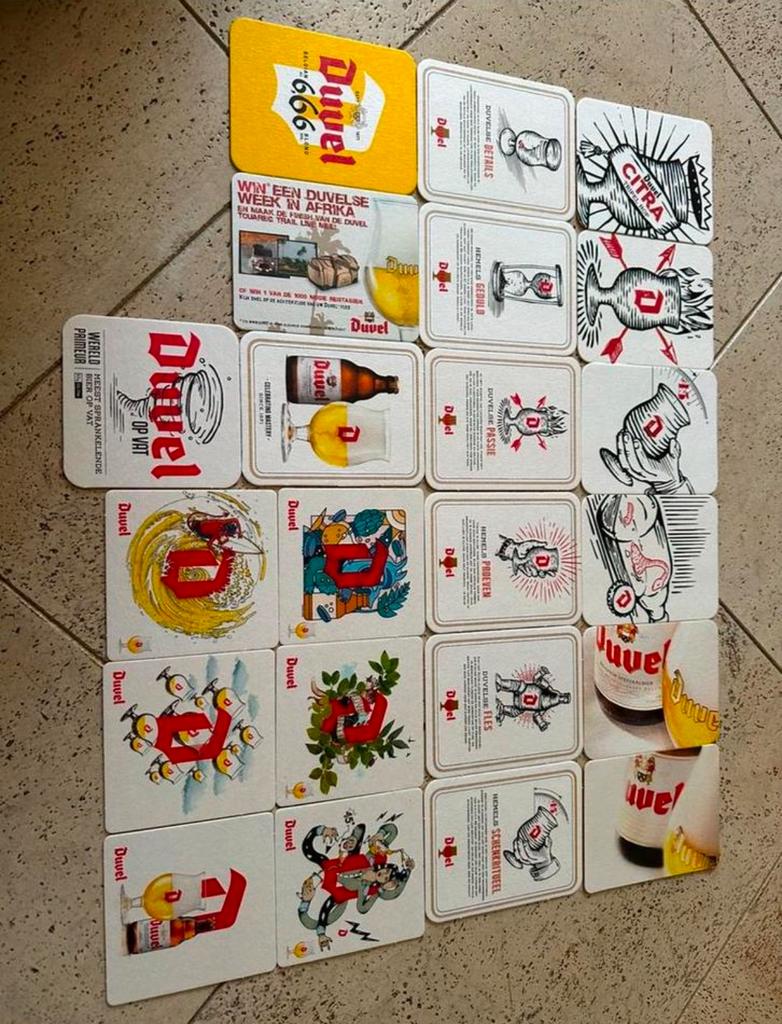 Duvel bierviltjes set, Ophalen, Zo goed als nieuw