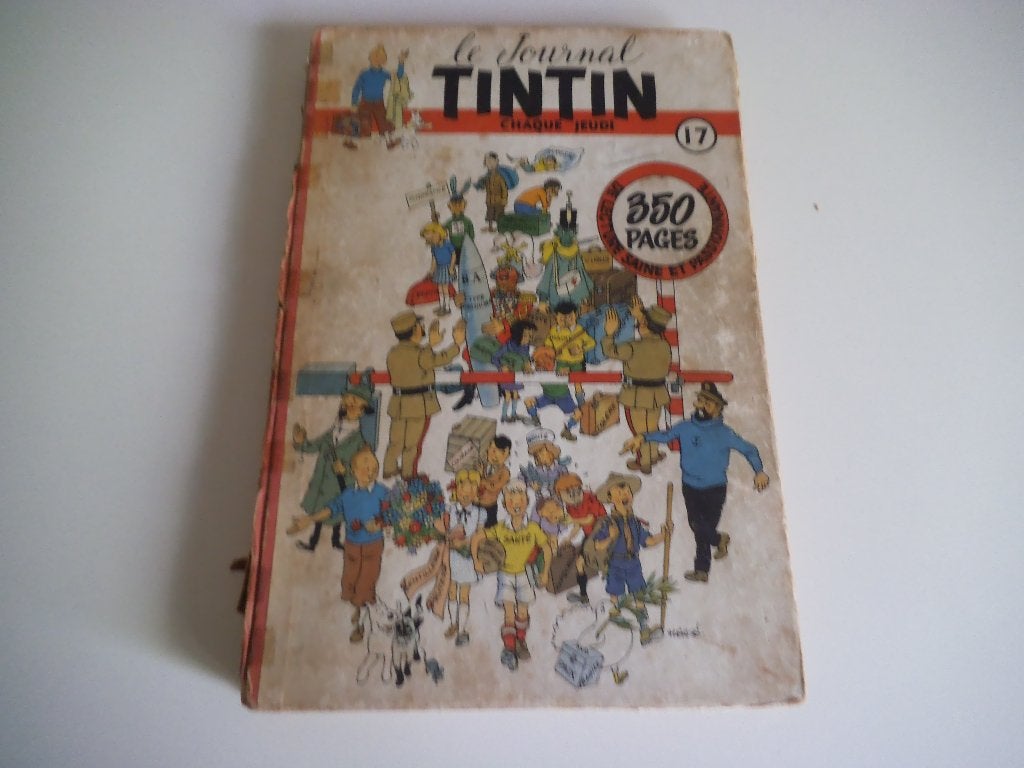 La revue Tintin recueil 17 HC 1951, Livres, Enlèvement ou Envoi, Une BD, Utilisé, Hergé
