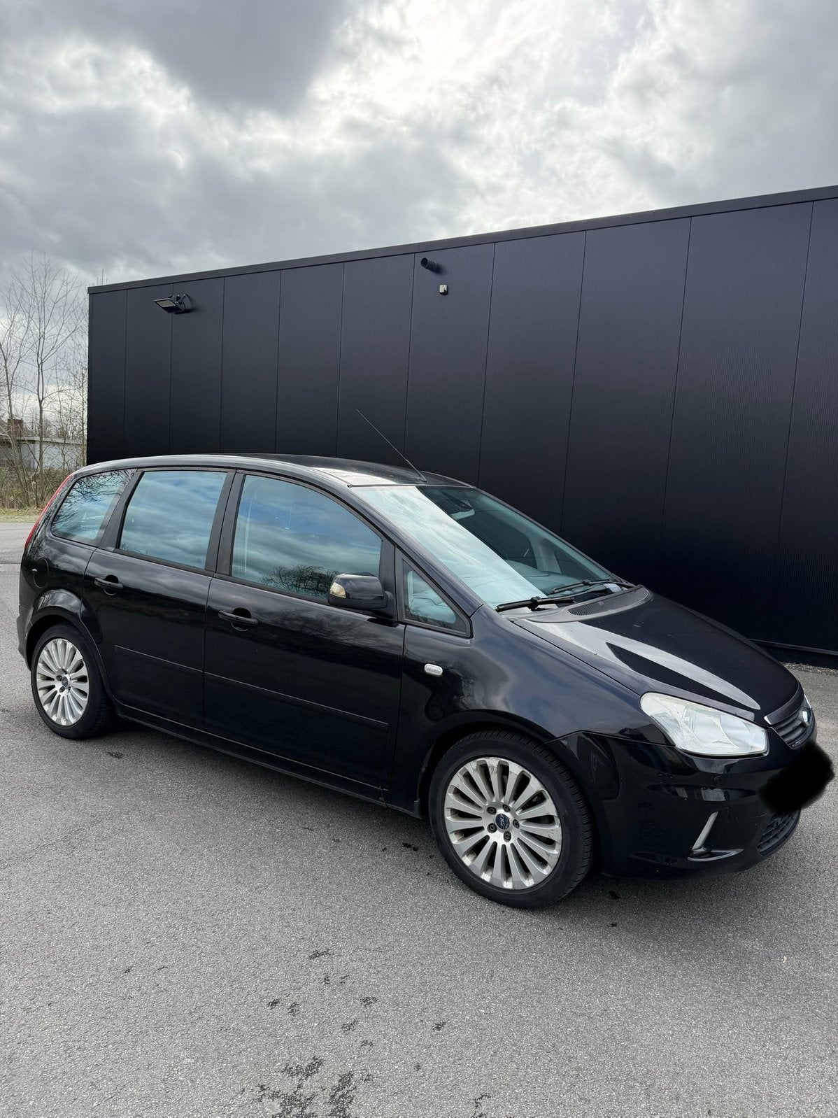 Ford C Max 1800Tdci Airco Pdc Trekhaak Bj2010 Koopje!, Voorwielaandrijving, 4 deurs, Zwart, Grijs