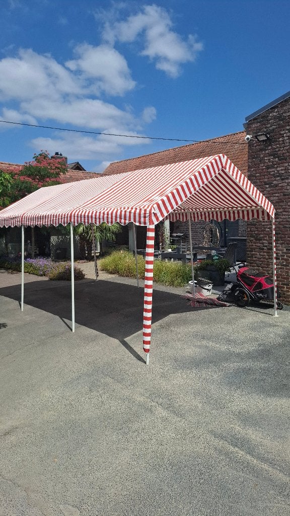 Partytent 3 x 6 m                    horeca materiaal, Jardin & Terrasse, Tonnelles, Enlèvement, Tente de réception