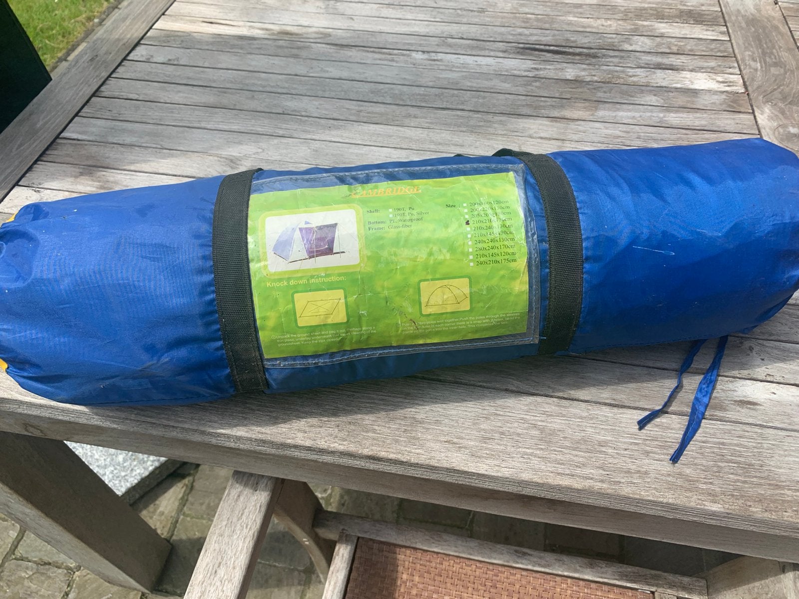 Tent, Caravans en Kamperen, Ophalen of Verzenden, Zo goed als nieuw