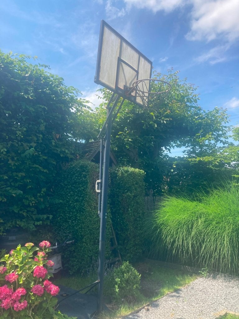 Basketbalpaal – In hoogte verstelbaar, Sport en Fitness, Basketbal, Ophalen, Gebruikt, Ring, Bord of Paal