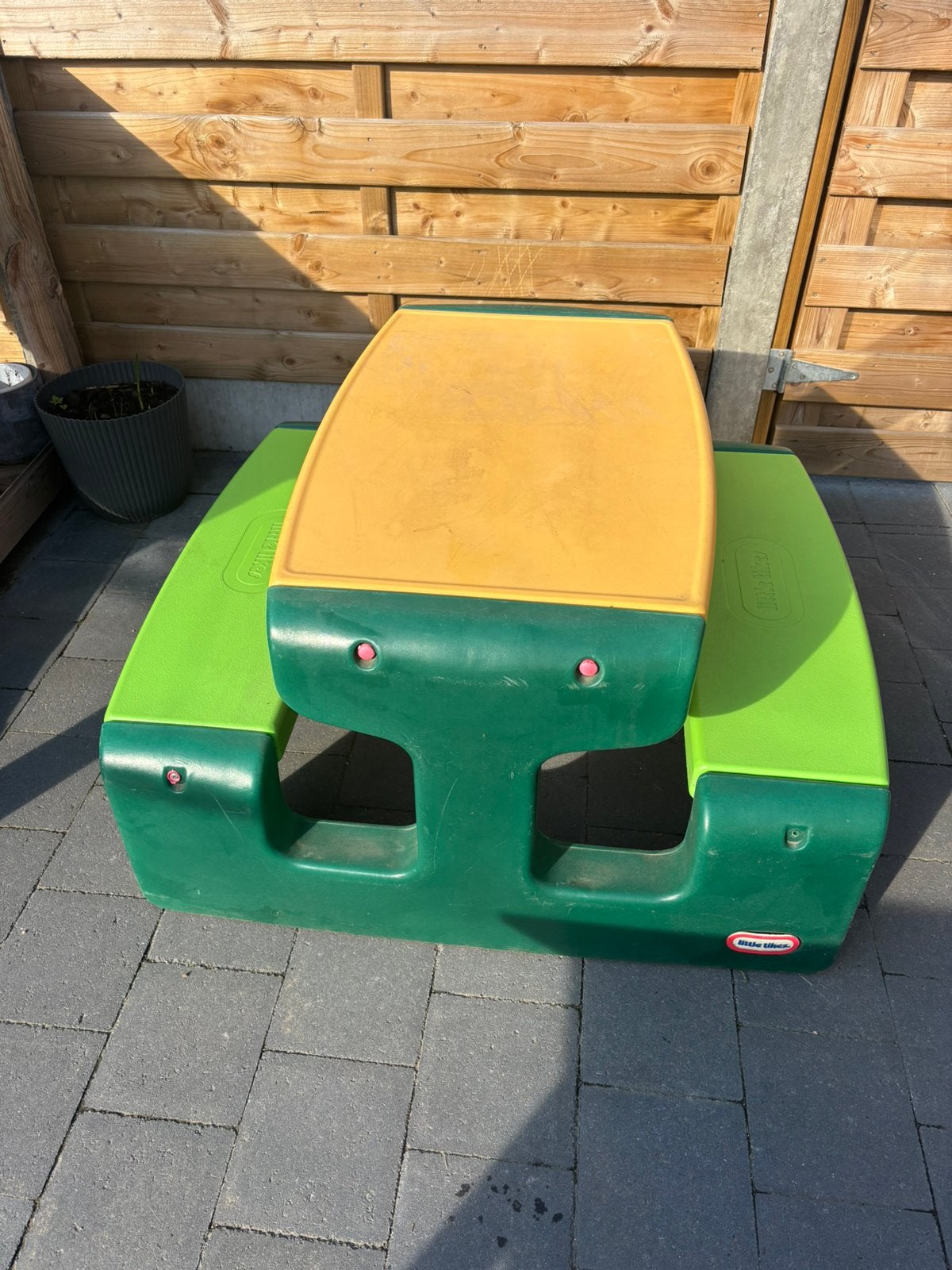 Little tikes picknick bank voor kinderen, Jardin & Terrasse, Tables de pique-nique, Enlèvement, Utilisé, Table de pique-nique pour enfants
