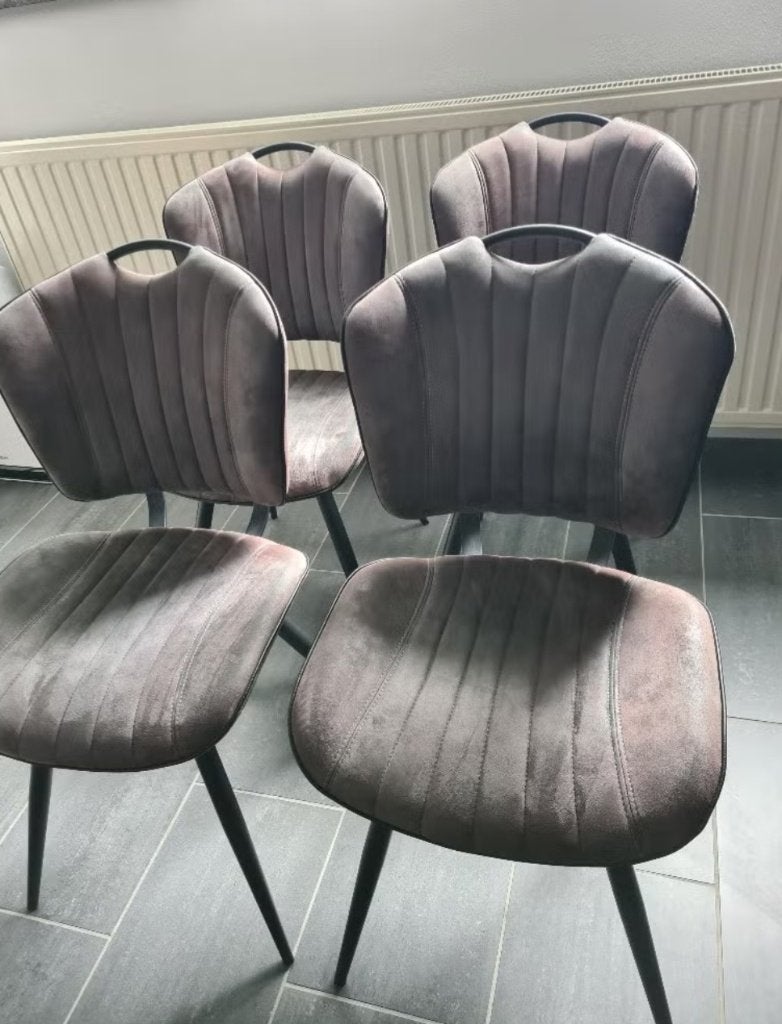 Keuken-of eetkamerstoelen, Huis en Inrichting, Ophalen, Overige materialen, Zo goed als nieuw, Vier