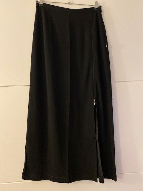 Gianfranco Ferre Jeans zwarte lange rok, Zwart, Maat 42/44 (L), Ophalen of Verzenden, Gedragen