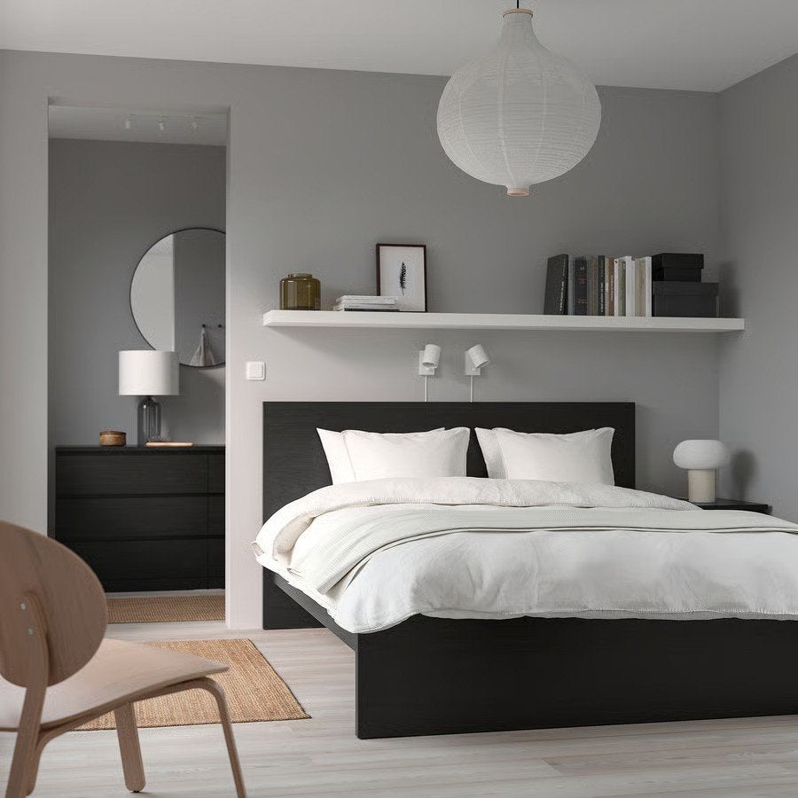 Lit + Armoire + Table de nuit – Chambre complète – 600 €, Huis en Inrichting, Slaapkamer | Complete slaapkamers, Ophalen, Zo goed als nieuw