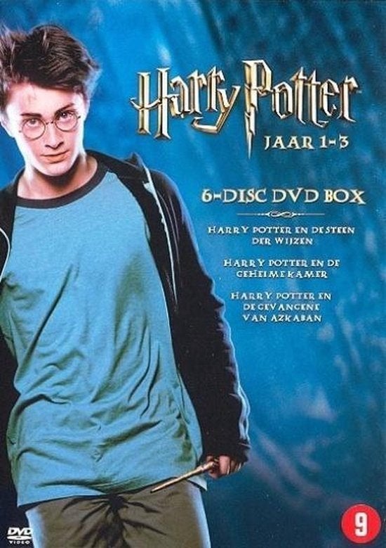 Harry potter  jaar 1tot 3 dvd box 6 dvds, Cd's en Dvd's, Dvd's | Kinderen en Jeugd, Ophalen of Verzenden, Zo goed als nieuw, Avontuur