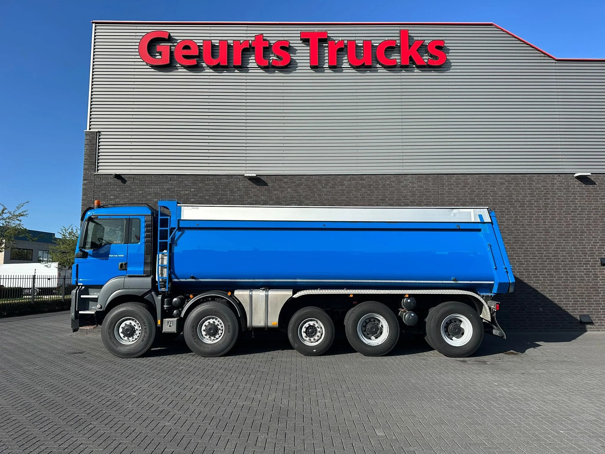 MAN TGS 50.500 10X8 BLH WSA RHINA 24,5 AO KIPPER MET AFDEKKL, Achat, Euro 6, 2 places, MAN