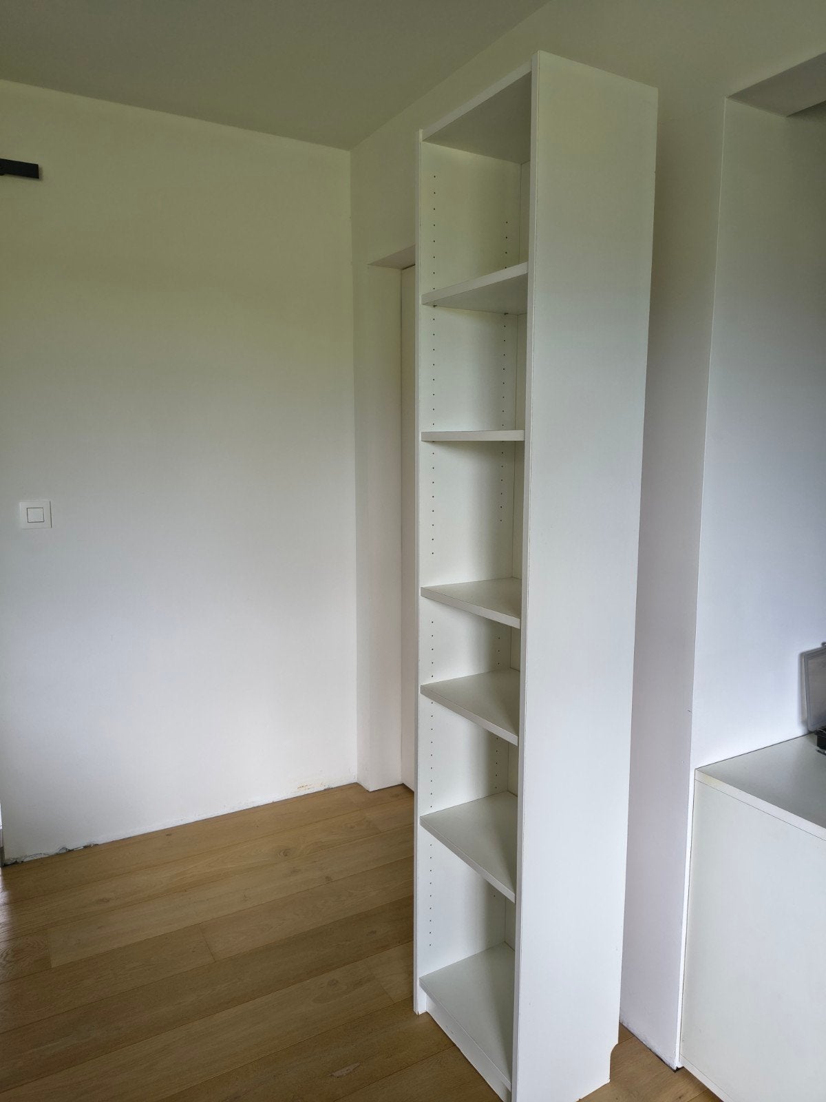 Boekenkast wit, Ophalen