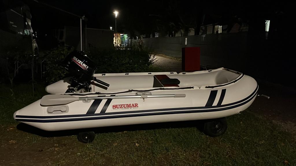 Suzumar 320 met 6pk Suzuki, Watersport en Boten, Rubberboten, Ophalen, Aluminium, Suzumar, 6 pk