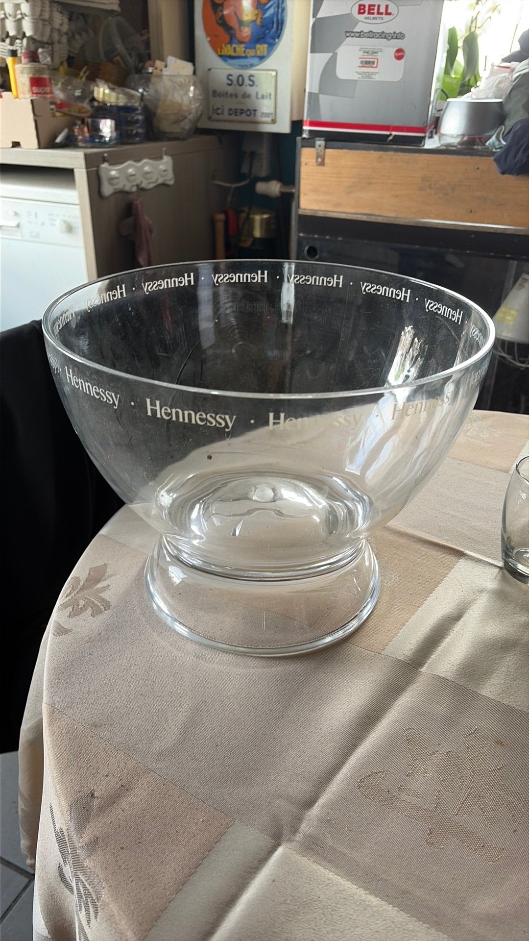 Grote ijsemmer hennessy cognac, Enlèvement, Utilisé, Ustensile