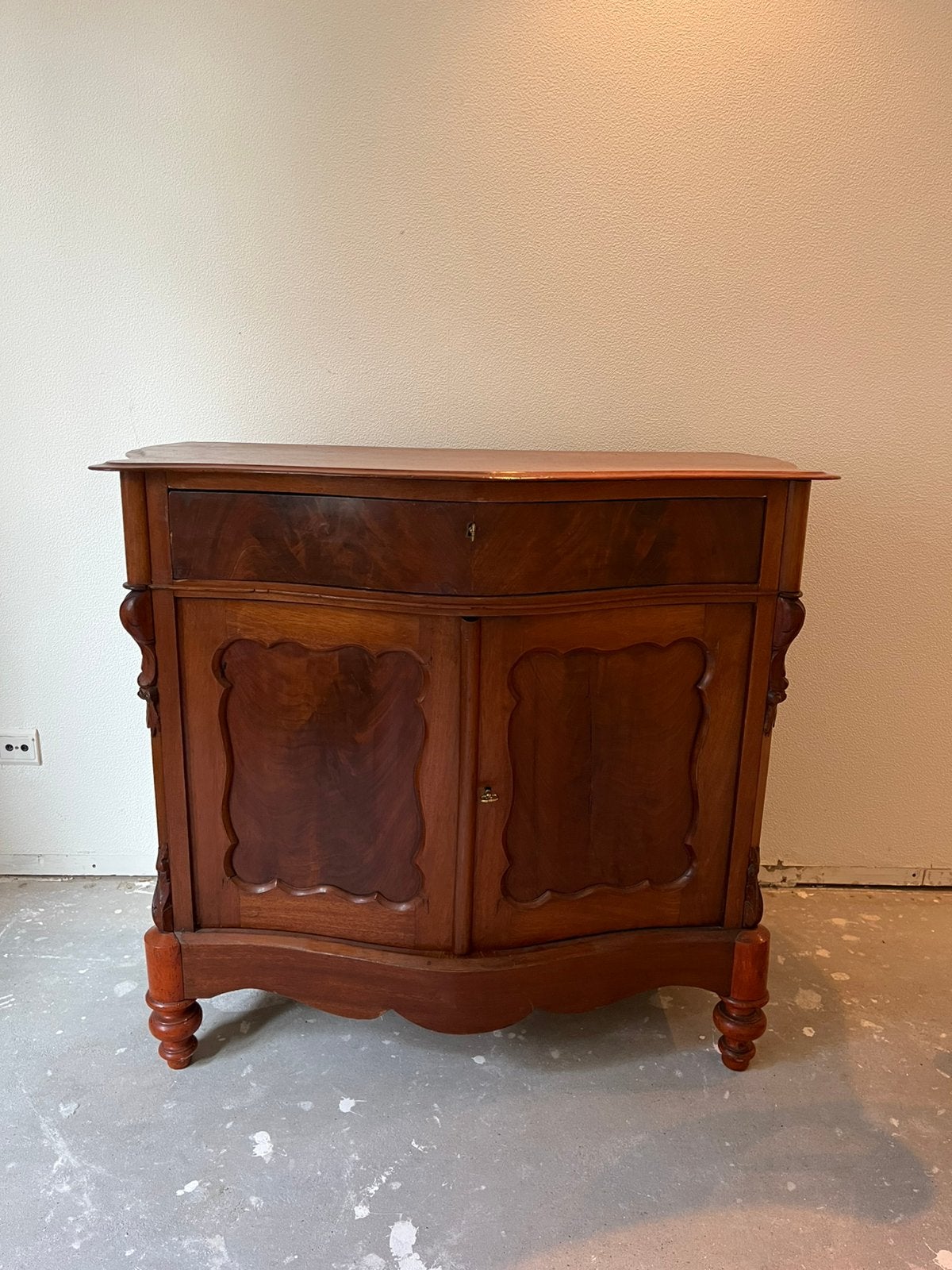 Antiek Biedermeier kastje / commode 19e eeuw, Huis en Inrichting, Ophalen