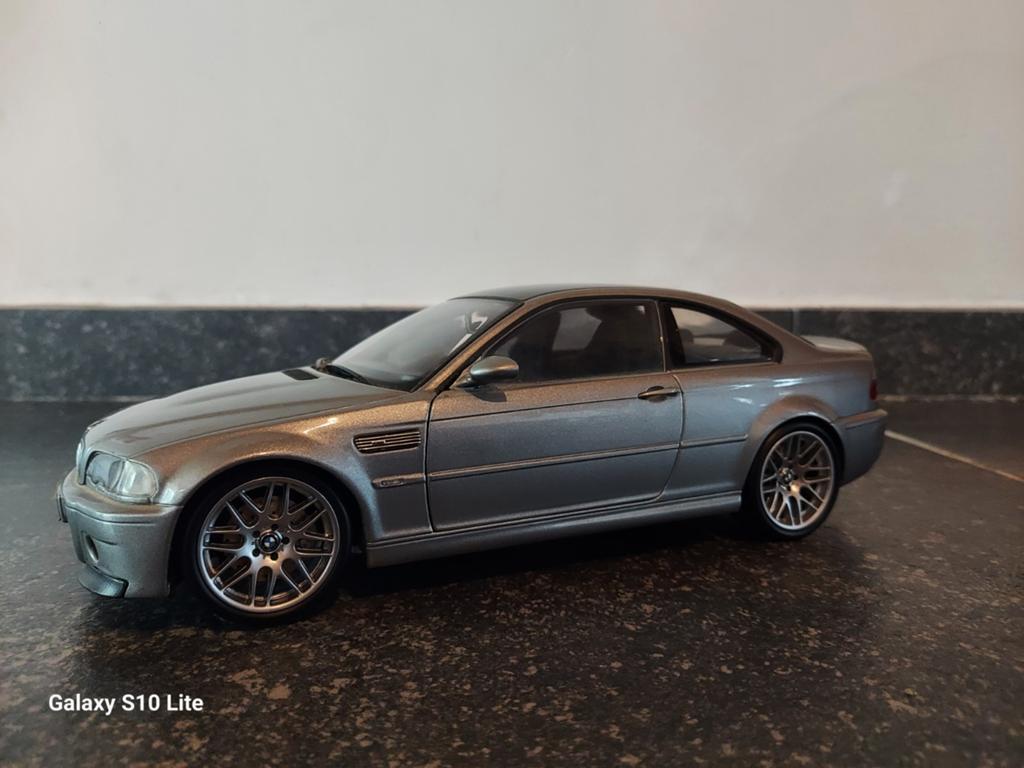 Bmw e46 m3 csl schaal 1/18 in absolute nieuwstaat zonder box, Ophalen