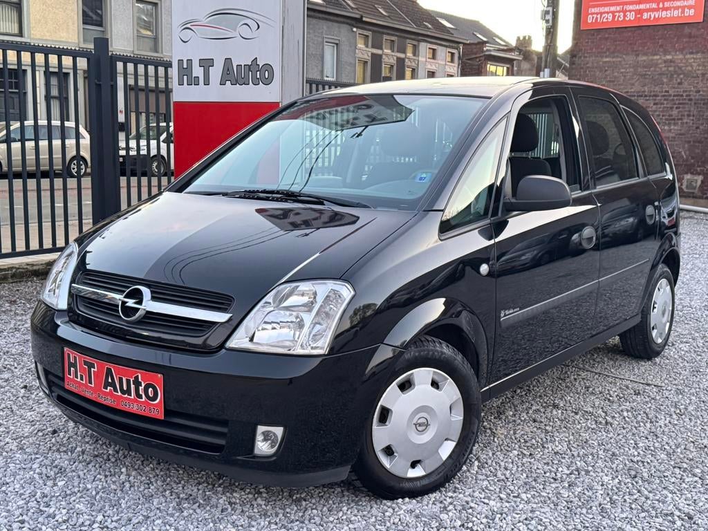 Opel meriva 1.6ess/airco/euro4/ klaar om te registreren!!, Voorwielaandrijving, Zwart, 4 cilinders, 1600 cc