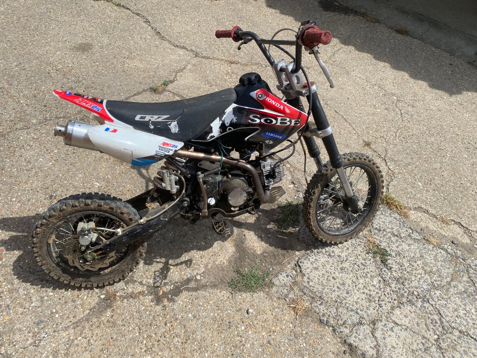 Pitbike, Fietsen en Brommers, Ophalen, Gebruikt, Pitbike