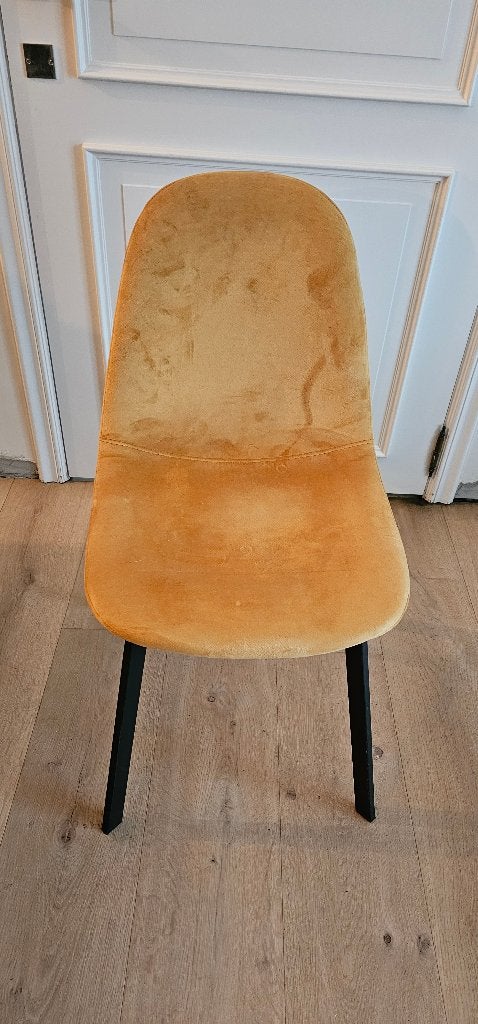 Trendy Velvet Eetkamerstoelen, Ophalen, Overige kleuren, Drie, Zo goed als nieuw