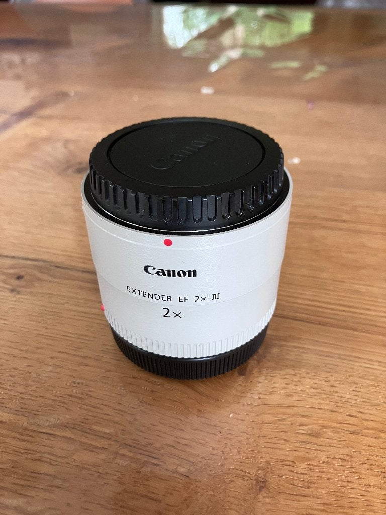 Canon extender EF 2xIII, TV, Hi-fi & Vidéo, Photo | Lentilles & Objectifs, Comme neuf, Zoom, Enlèvement ou Envoi