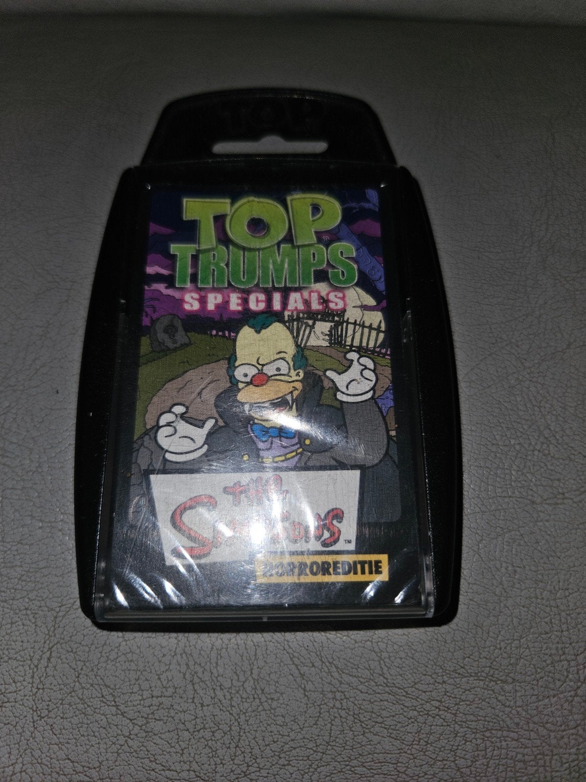Simpsons top trumps kaarten nieuw, Ophalen