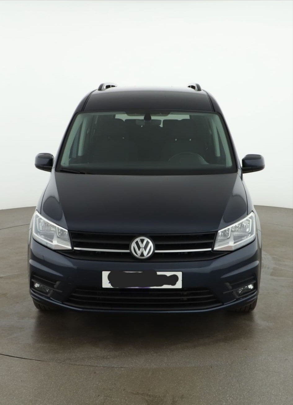 Volkswagen Caddy Maxi 1.4 TSI 131pk Trendline BlueMotion, Auto's, Volkswagen, Monovolume, 4 cilinders, Blauw, 7 zetels