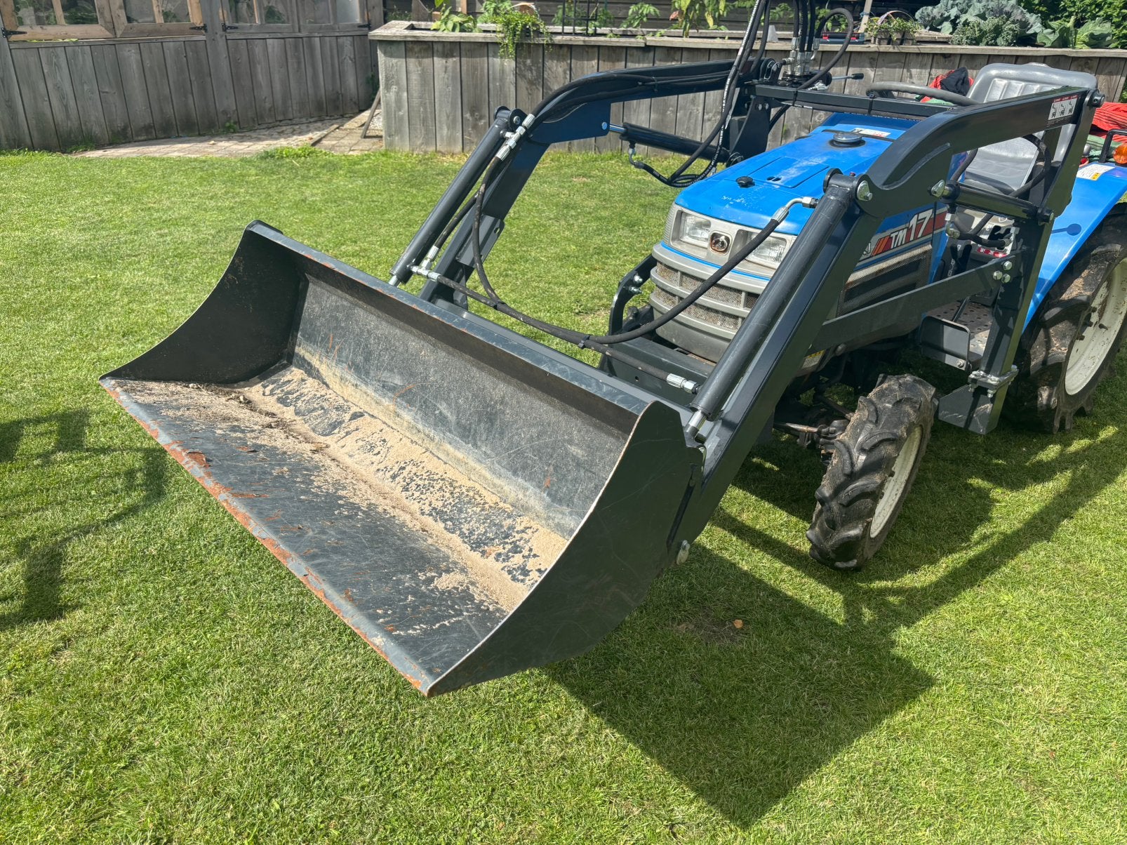 Mini traktor iseki  TM17, Ophalen